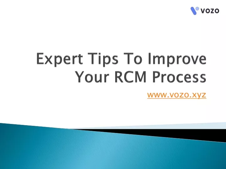 expert tips to improve your rcm process