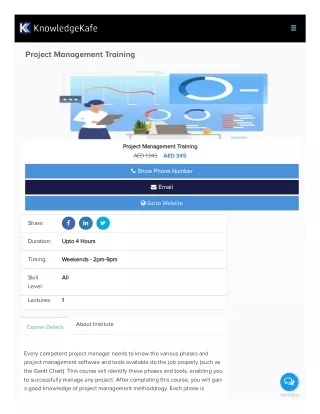 Project Management Ttraining