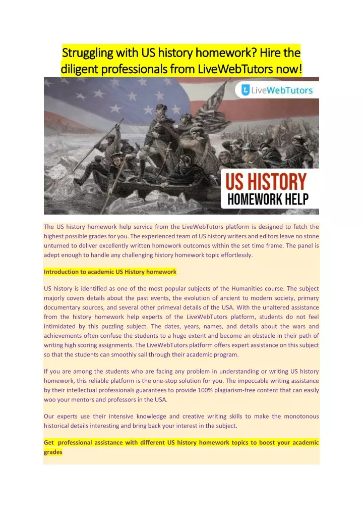 struggling with us history homework hire