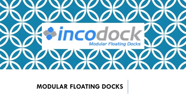 modular floating docks