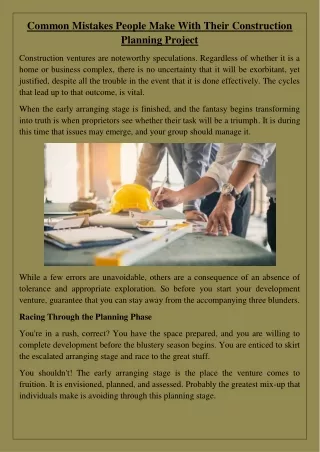common mistakes people make with their
