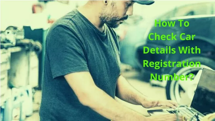 how to check car details with registration number