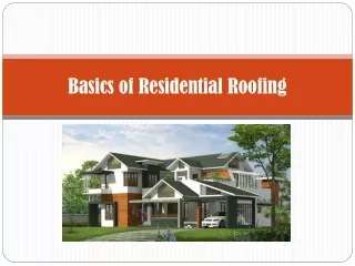 Residential Roofing In Himachal Pradesh