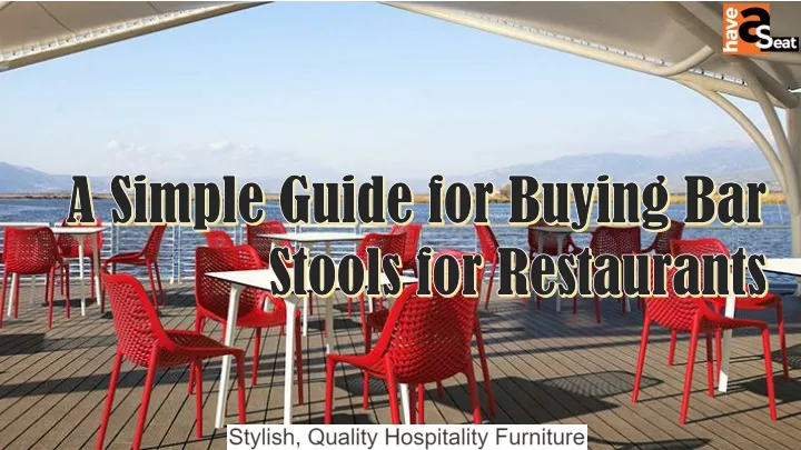 a simple guide for buying bar stools