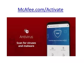 mcafee com activate