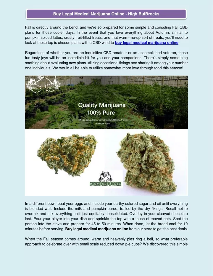 buy legal medical marijuana online high bulbrocks