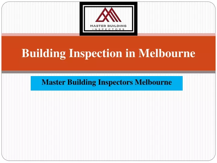 building inspection in melbourne