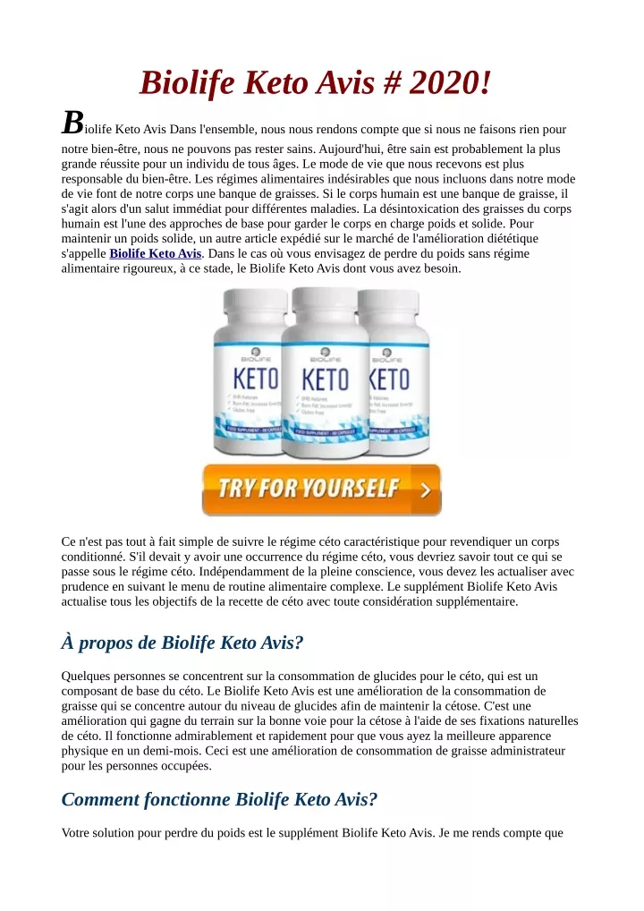 biolife keto avis 2020 b iolife keto avis dans