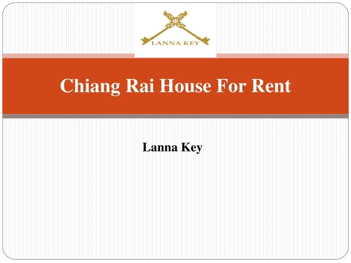 chiang rai house for rent