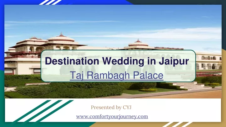 destination wedding in jaipur taj rambagh palace