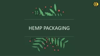 hemp packaging