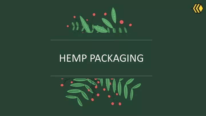 hemp packaging