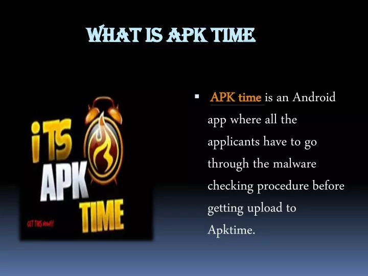 what is apk time