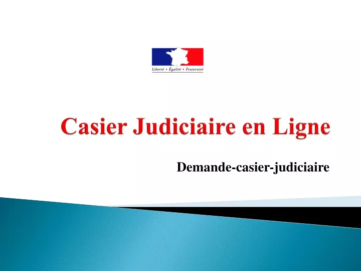 casier judiciaire en ligne