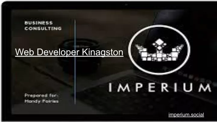 web developer kinagston