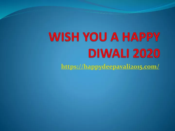 wish you a happy diwali 2020