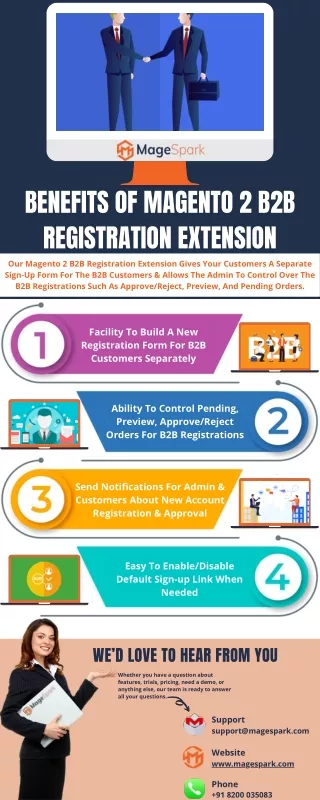 benefits of magento 2 b2b registration extension