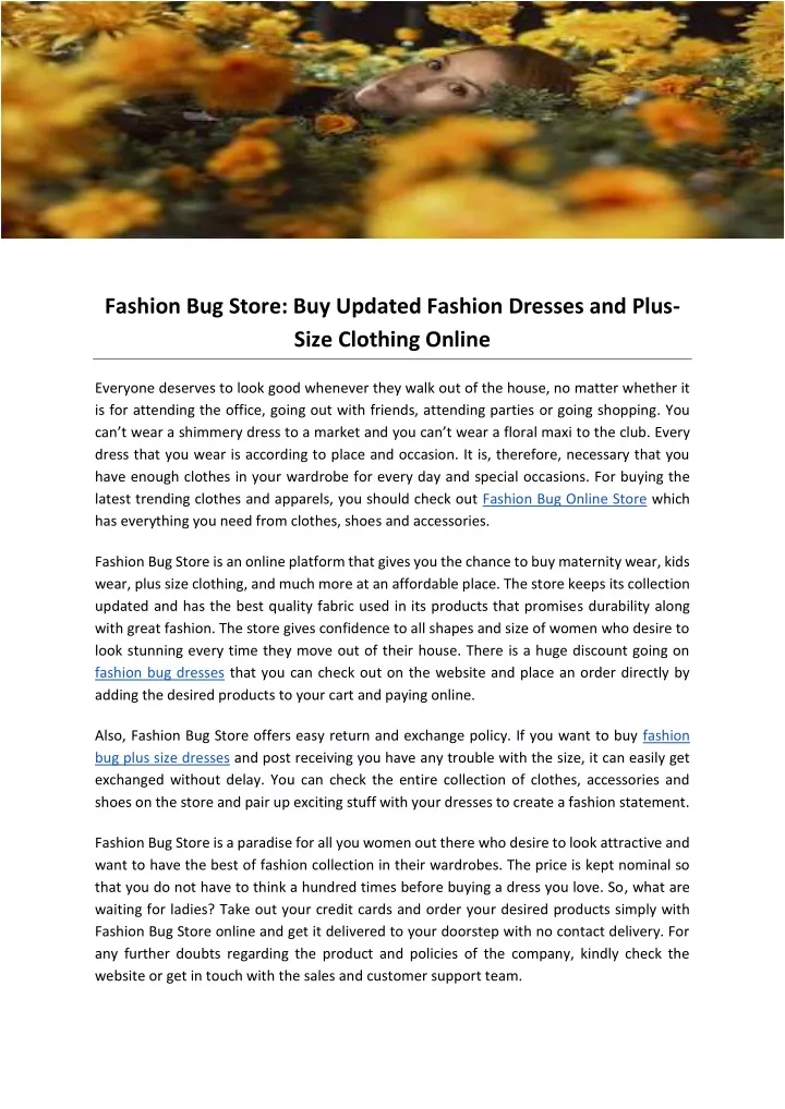 fashion bug store buy updated fashion dresses