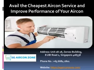 Avail the Cheapest Aircon Service in Singapore to Improve Performance of Your Aircon.
