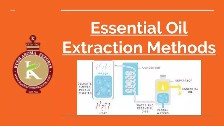 essential oil extraction methods