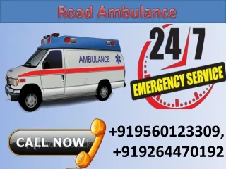 Get High Class Medivic Road Ambulance Service in Patna and Gaya by Medivic Ambulance