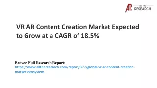 vr ar content creation market expected to grow