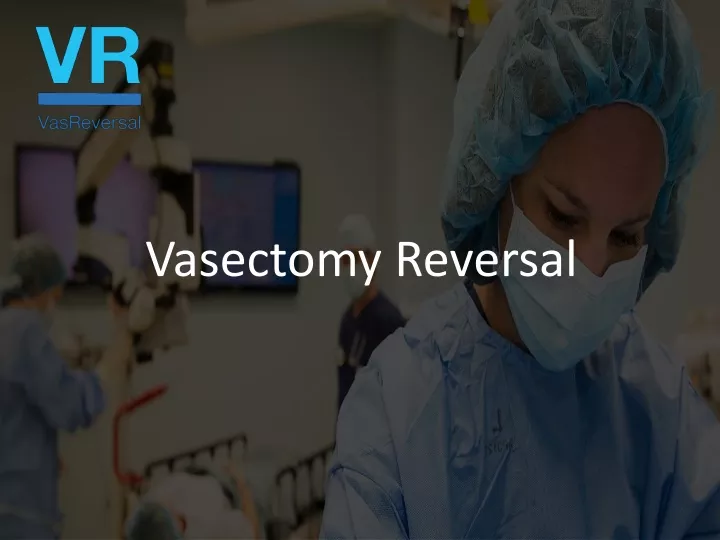 vasectomy reversal