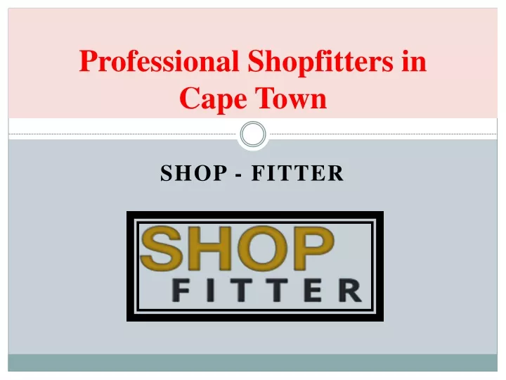 professional shopfitters in cape town