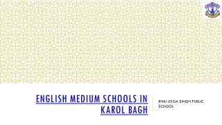 english medium schools in karol bagh