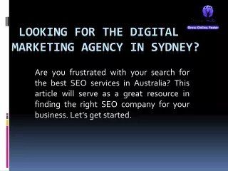 Looking For the Best SEO services in Australia?