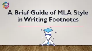 a brief guide of mla style in writing footnotes