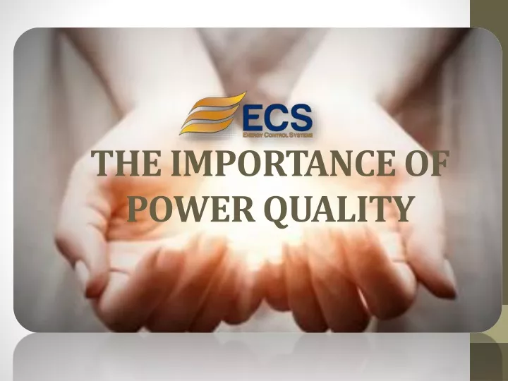 the importance of power quality