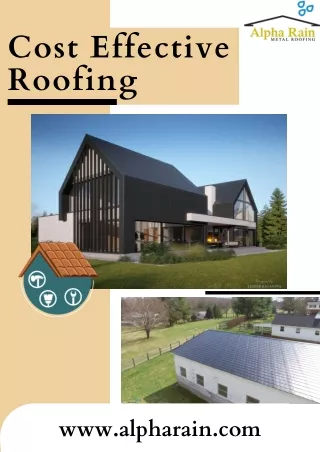 cost effective roofing