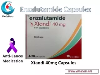 Xtandi 40mg Capsules | Generic Enzalutamide Wholesale Supplier Online