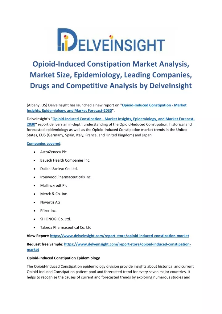opioid induced constipation market analysis