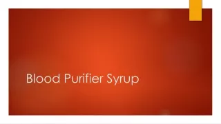 BLOOD PURIFIER SYRUP