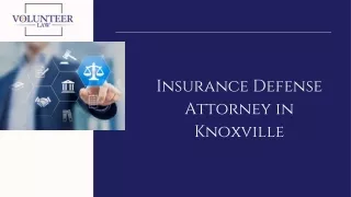 Insurance Defense Attorney In Knoxville