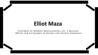 elliot maza