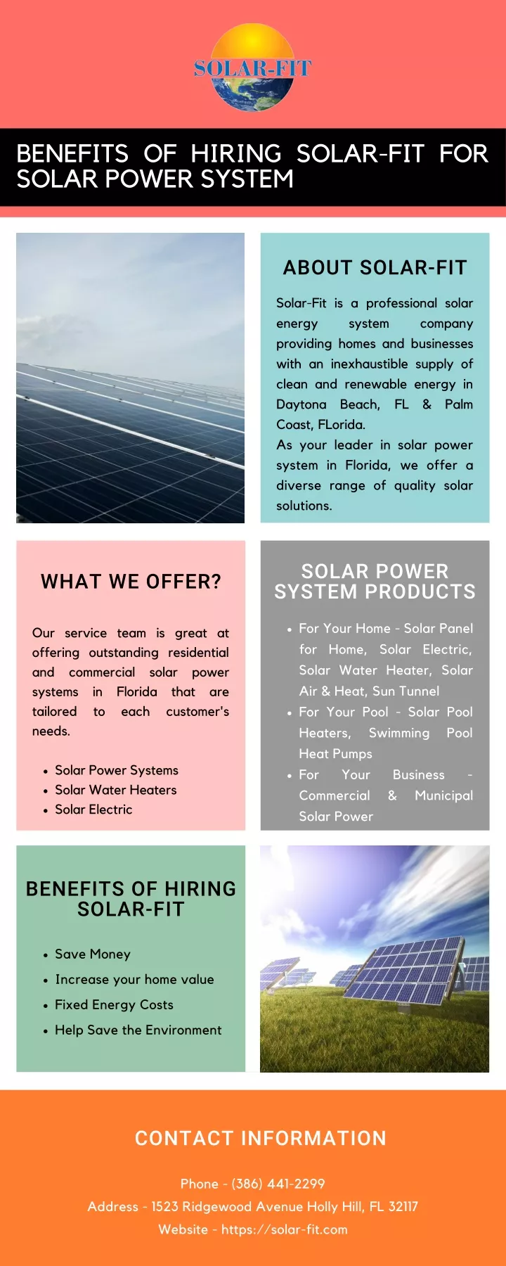 benefits of hiring solar fit for solar power