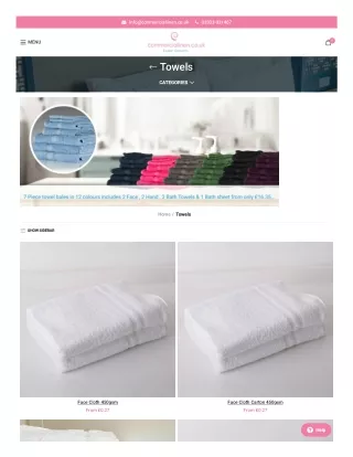 Wholesale Towel Supplier | Buy Hotel Towels in Bulk - Commercial Linen UK
