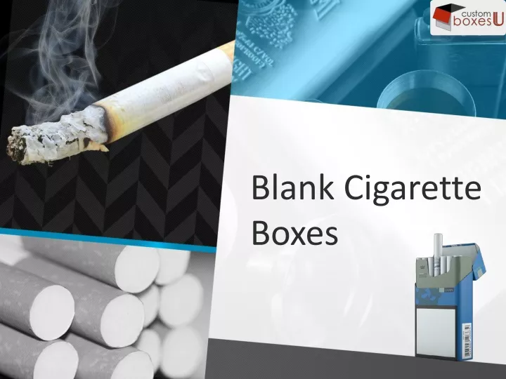 blank cigarette boxes