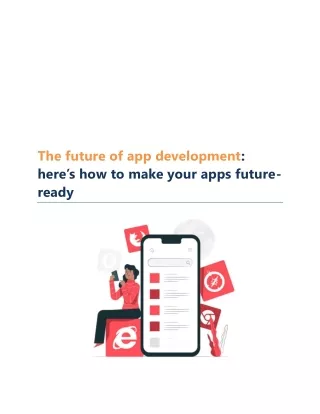 The future of app development