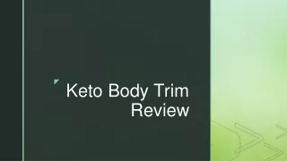 Where to Buy Keto Body Trim Nature Slim?