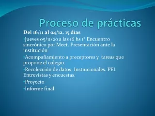 proceso de pr cticas
