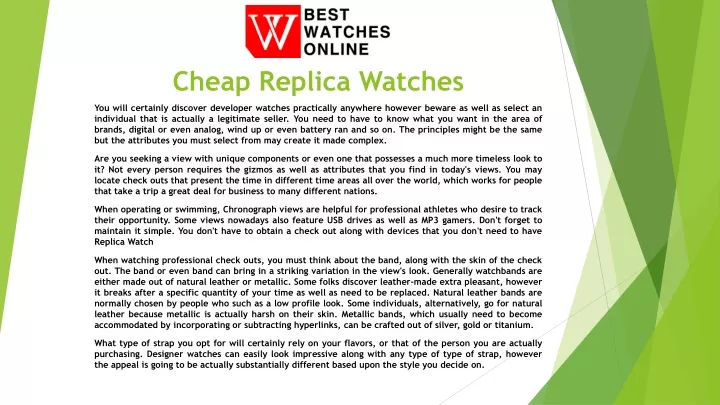 cheap replica watches