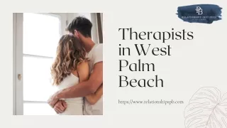 Therapists in West Palm Beach - Psychologist Palm Beach - Relationshipspb