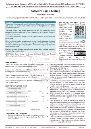 international journal of trend in scientific