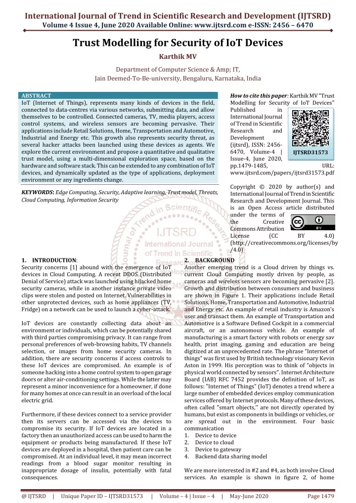 international journal of trend in scientific