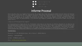 informe procesal