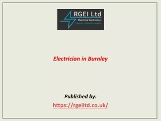 Electrician in Burnley